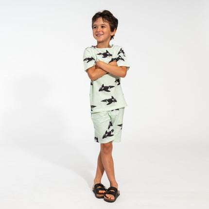 SNURK Orca Green T-shirt Kids